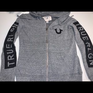 True Religon zip up hoodie